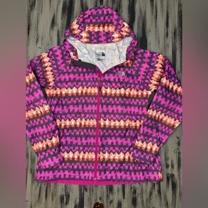 The North Face Hyvent 2.5L Pink/Black Speckled Rain Jacket